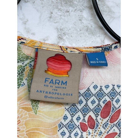 Farm Rio for Anthropologie Camila Wrap Maxi Dress size small - Picture 9 of 9